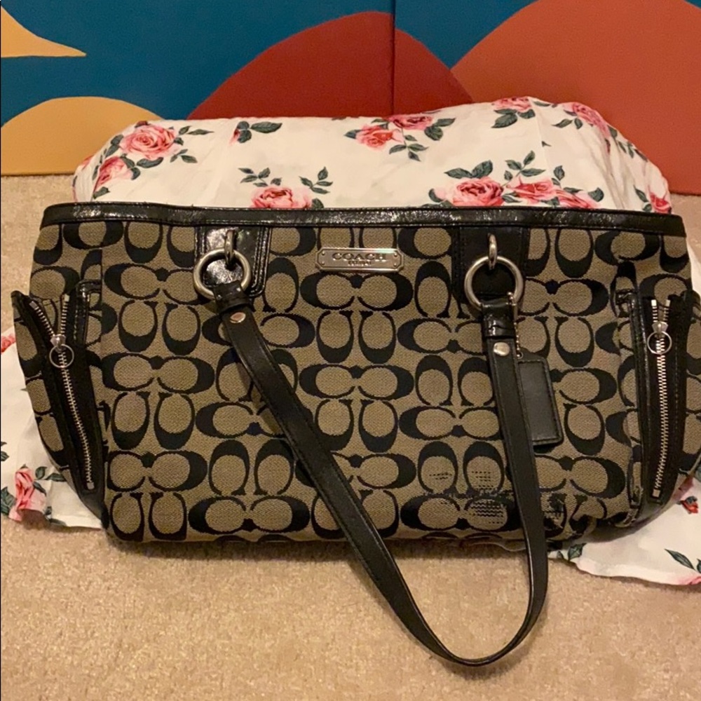 Coach purse original Coach print Signature Gallery